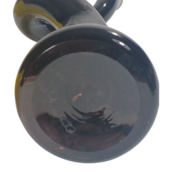 Vintage O'Dell Twist Entwined Art Glass Bud Vases Candle Holders Set Art Deco Bl - Picture 11 of 15